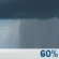 Today: Showers likely, mainly between 2pm and 4pm.  Cloudy, with a high near 54. North northwest wind around 7 mph becoming northeast in the morning.  Chance of precipitation is 60%. New precipitation amounts of less than a tenth of an inch possible. 